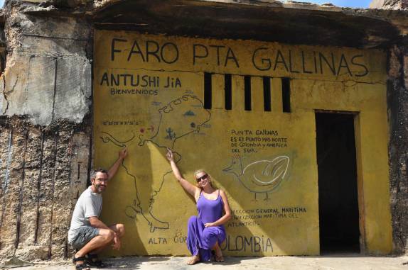 1000dias chega à Punta Gallinas, península de La Guajira, na Colômbia, o ponto mais ao norte da América do Sul